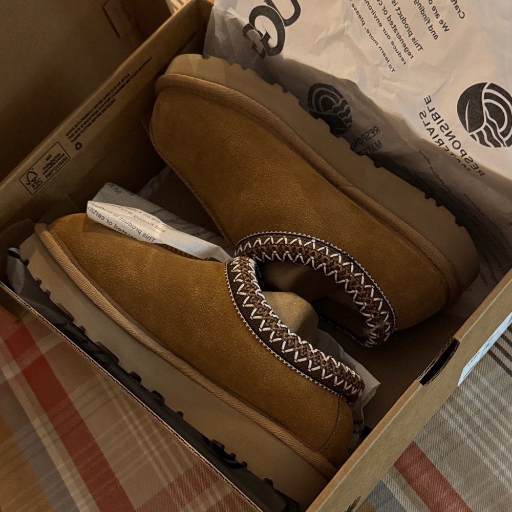 Brown Suede Slip-On Shoes
